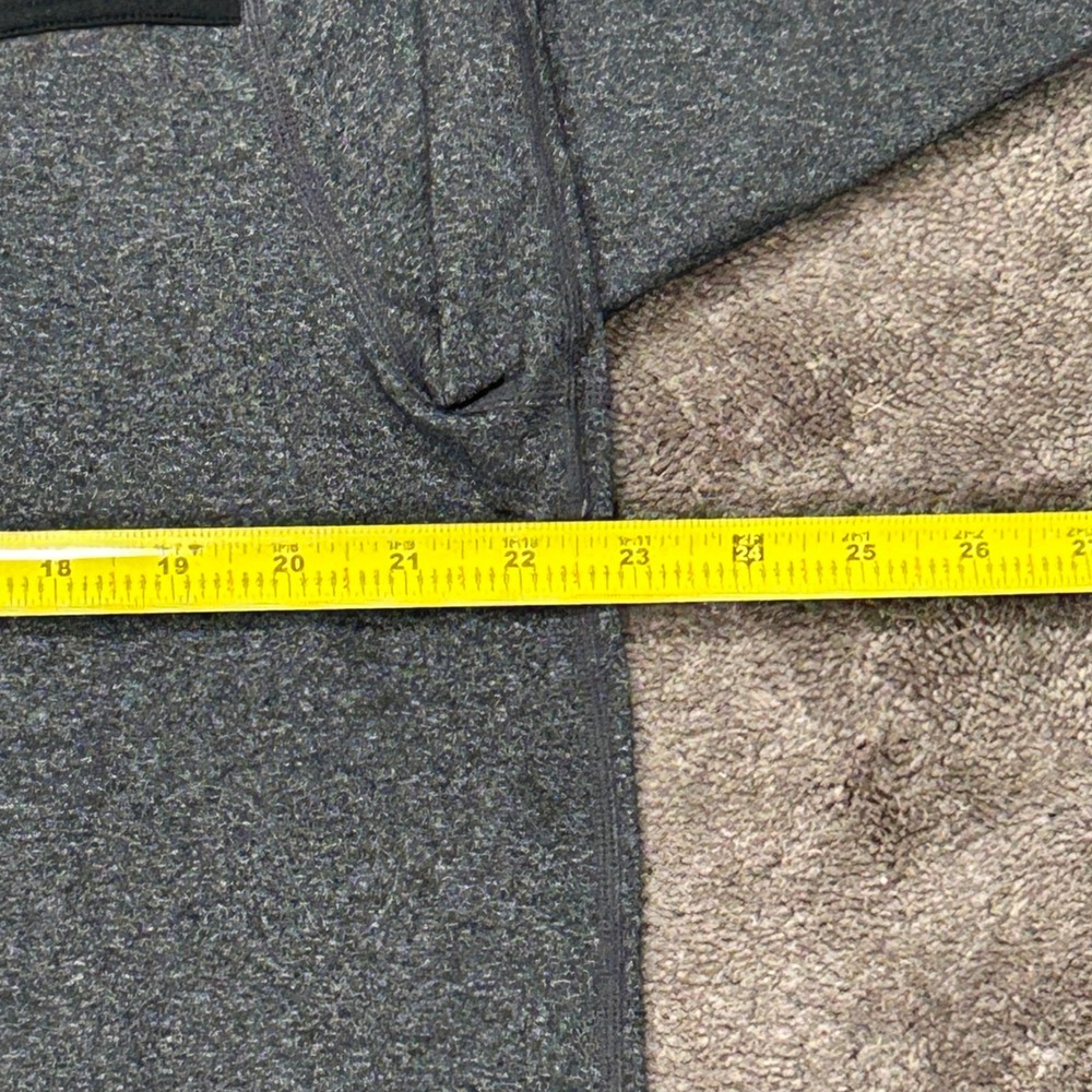 Prana Full Zip Jacket Mens XL Gray Black Colorblock Breathe Active Mock Neck - Picture 9 of 13